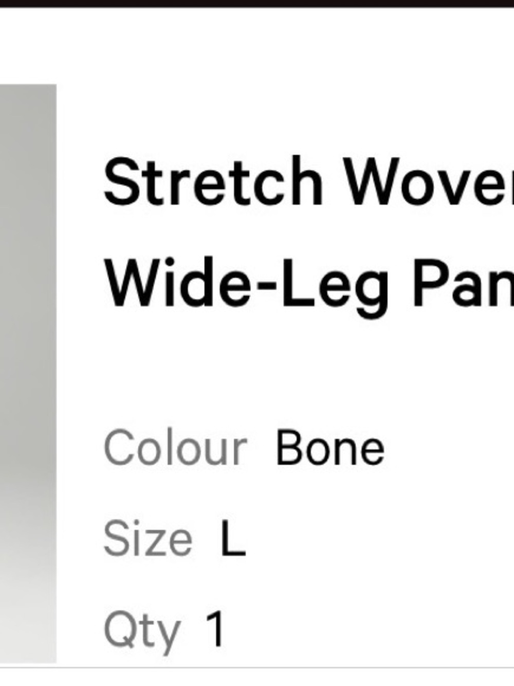 lululemon athletica Bone Wide-Leg Stretch Woven Pants